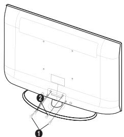 SAMSUNG LE32A450 - Installing the Stand - 2