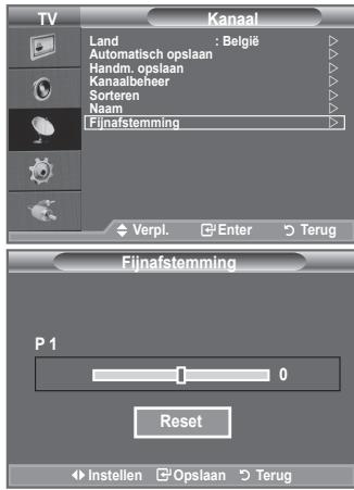 SAMSUNG LE32A450 - U kurz kanalen handmatig nauwkeurig instellen voor een optimale ontvangst. - 1