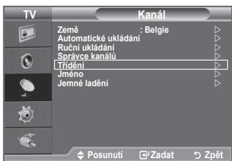 SAMSUNG LE32A450 - Uspořádání ulożenych kanálu - 1