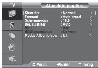 SAMSUNG LE32A450 - De optie Beeld configureren - 2