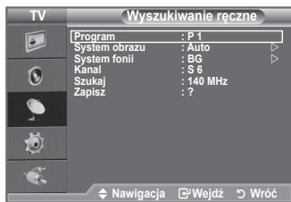 SAMSUNG LE32A450 - Ręczne programowanie kanaiów - 2