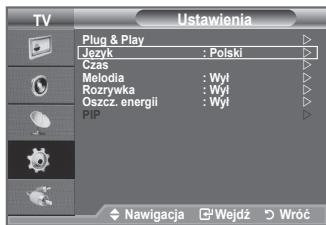 SAMSUNG LE32A450 - Wybieranie jejzyka - 1