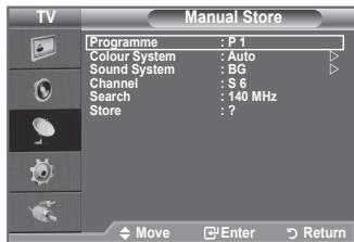 SAMSUNG LE32A450 - Storing Channels Automatically - 3