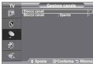 SAMSUNG LE32A450 - Aggiunta / Blocco di canali - 2