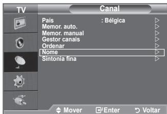 SAMSUNG LE32A450 - Atribuir nomes a canais - 1