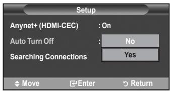 SAMSUNG LE32A450 - Samodejni izklop naprave v systemd Anynet+, ko je TV izklopljen - 1