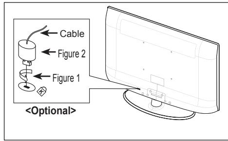 SAMSUNG LE32A450 - Using the Anti-Theft Kensington Lock (depending on the model) - 1