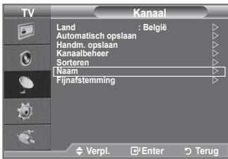 SAMSUNG LE32A450 - Kanaalnamen vastleggen - 1