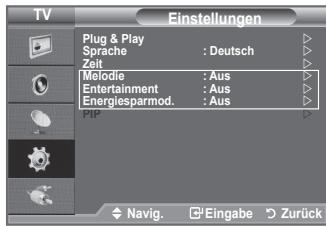 SAMSUNG LE32A450C2 - Melodie / Entertainment / Energiesparmod. - 1