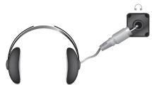 SAMSUNG LE32A450C2 - Collegamento delle cuffie (venduti separatamente) - 1