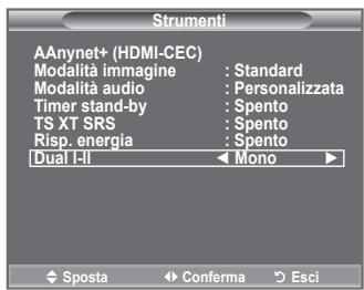 SAMSUNG LE32A450C2 - Selezione della modalità audio - 1