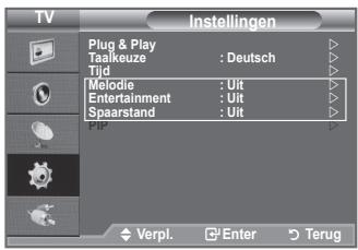 SAMSUNG LE32A450C2 - Melodie / Entertainment / Spaarstand - 1