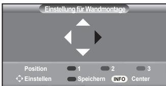 SAMSUNG LE32A450C2 - Abspeichern der Position - 1
