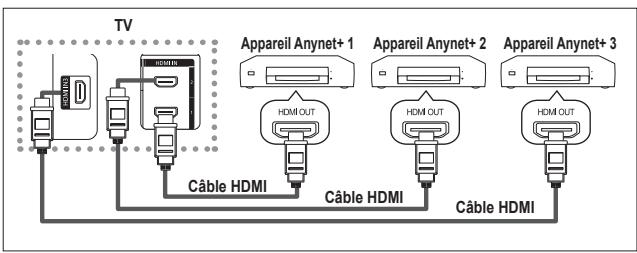 SAMSUNG LE32A450C2 - Connexion d'appareils Anynet+ - 1