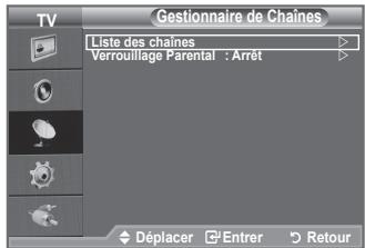 SAMSUNG LE32A450C2 - A l'aide de la fonction Gestionnaire de Chaînes, vous pouvez aisément verrouiller ou ajouter des canaux. - 2