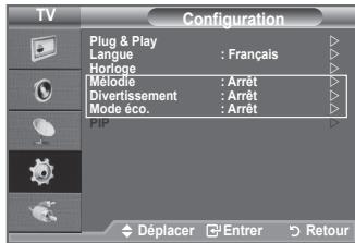 SAMSUNG LE32A450C2 - Mélodie / Divertissement / Mode éco. - 1