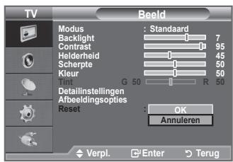 SAMSUNG LE32A450C2 - U kunt terugkeren naar de standaard fabrieksinstellingen. - 1
