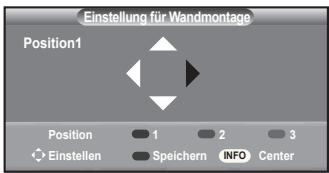 SAMSUNG LE32A450C2 - Einstellen einer gespeicherten Position - 1