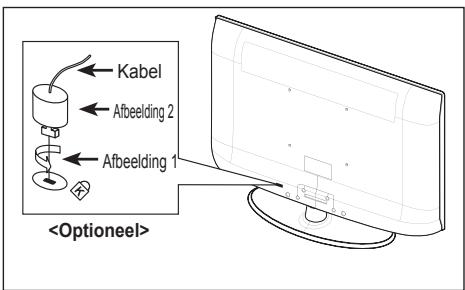 SAMSUNG LE32A450C2 - Diefstal voorkomen met het Kensington-slot (afhankelijk van het model) - 1