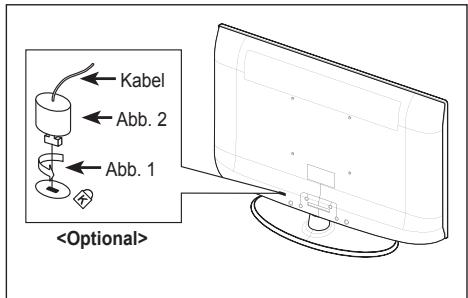 SAMSUNG LE32A450C2 - Kensington-Schloss als Diebstahlsicherung (modellabhängig) - 1