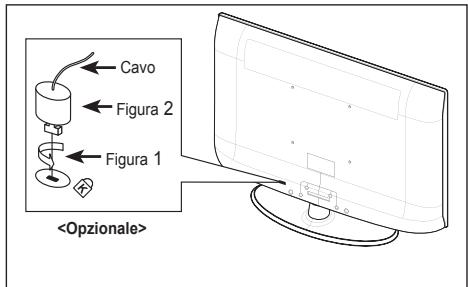 SAMSUNG LE32A450C2 - Uso del blocco Kensington antifurto (a seconda del modello) - 1