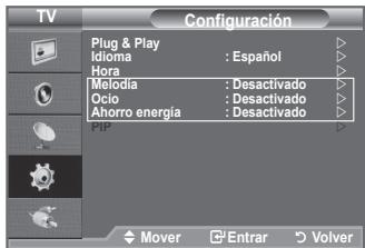 SAMSUNG LE32A450C2 - Melodía / Ocio / Ahorro energía - 1