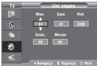 SAMSUNG LE32A450C2 - Ustawianie i wyświetlanie zegara - 2