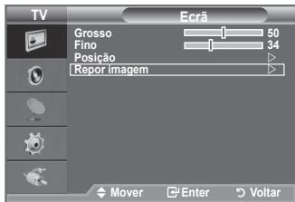 TV Grosso Fino Posição Repor imagem Ecrã 50 34 Mover Enter Voltar