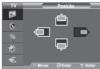 TV Posição Mover Enter Voltar