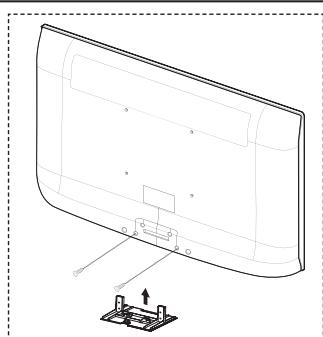 SAMSUNG LE32A451C1 - Namestitev kompleta za pritrditev na steno - 1