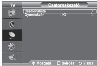 Csatornakezelő Csatornalista Gyermekzár : Ki Mozgatá Belépés Vissza