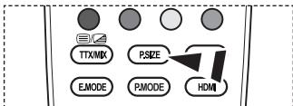 TTX/MX P.SIZE E.MODE P.MODE HDMI