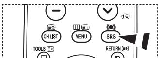 - CH LIST MENU SRS 1-3 TOOLS (E) RETURN (E)