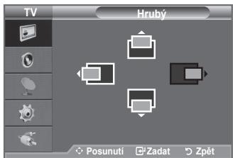 TV Hrubý Posunuti Zadat Zpět