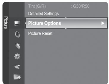 SAMSUNG LE32A466C2M - Activating Picture Options - 1