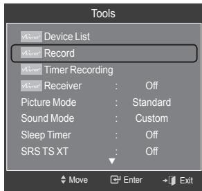 SAMSUNG LE32A466C2M - When the recording device is not displayed - 1