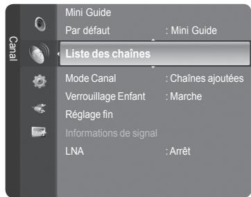 SAMSUNG LE32A466C2M - Modifier le nom d'une chaîne - Analogique - 1