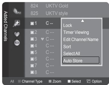 SAMSUNG LE32A466C2M - Storing Channels in Memory (Auto Store) - 1