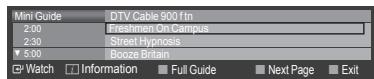 SAMSUNG LE32A466C2M - Viewing the EPG (Electronic Programme Guide) Information - 4