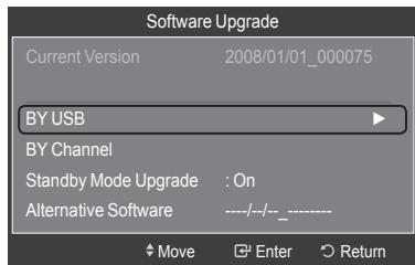 SAMSUNG LE32A466C2M - Upgrading the Software - 3