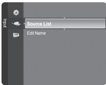 SAMSUNG LE32A466C2M - To Edit the Input Source Name - 1