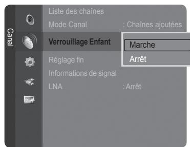 SAMSUNG LE32A466C2M - Activation du Verrouillage Enfant - 3