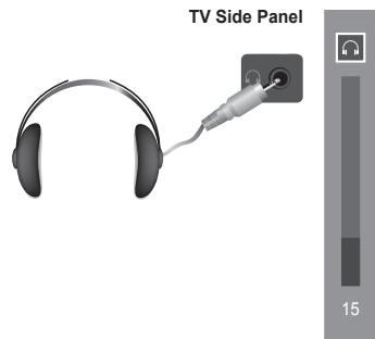 SAMSUNG LE32A466C2M - Connecting Headphones (Sold separately) - 1