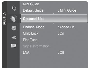 SAMSUNG LE32A466C2M - Sorting the Stored Channels-Analogue - 1