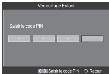 SAMSUNG LE32A466C2M - Activation du Verrouillage Enfant - 2