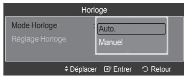 SAMSUNG LE32A466C2M - Option 2 : Réglage automatique de l'horloge - 3