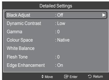 SAMSUNG LE32A466C2M - Activating Detailed Settings - 2