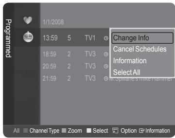 SAMSUNG LE32A466C2M - Programmed Option - 3