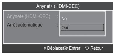 SAMSUNG LE32A466C2M - Extinction automatique d'un appareil Anynet+ lorsque le téléviseur est mis hors tension - 1