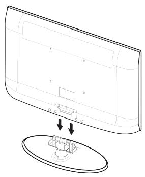 SAMSUNG LE32A466C2M - Installation du support - 1